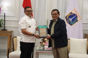 Wako Ramlan Temui Gubernur DKI Jakarta Bahas Daerah Khusus dan Hibah Sarpras Bagi Kota Bukittinggi