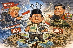 Kala Indonesia Terjepit di Antara Dua Arus Dunia