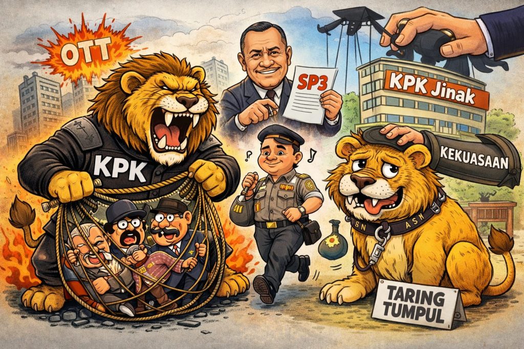 KPK: Singa Ompong atau Algojo Selektif Kekuasaan?