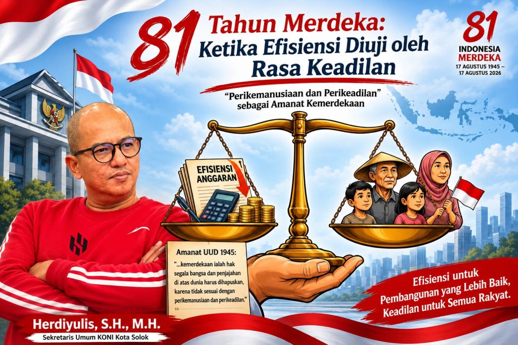 81 Tahun Indonesia Merdeka: Ketika Efisiensi Diuji oleh Rasa Keadilan