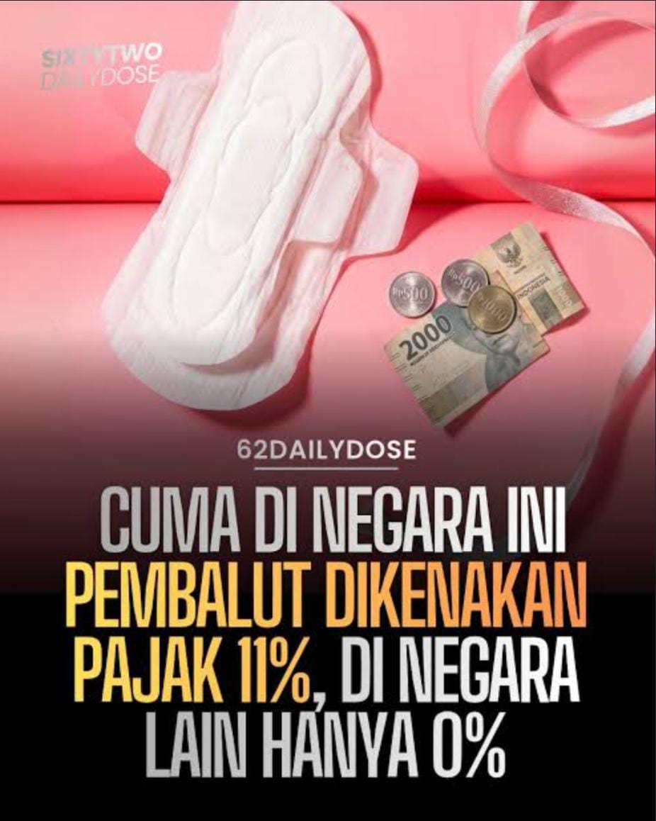 Pajak di Balik Darah Haid: Ketika Kebutuhan Perempuan Jadi Objek Pajak